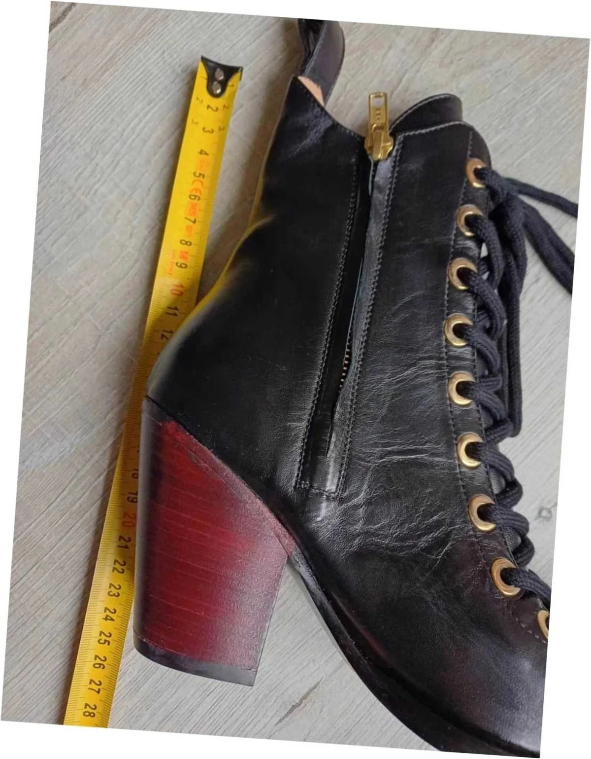 Pièce de créateur Bottines à lacets en cuir Victoria/Tomas – Pointure 36 neuve – photo 12